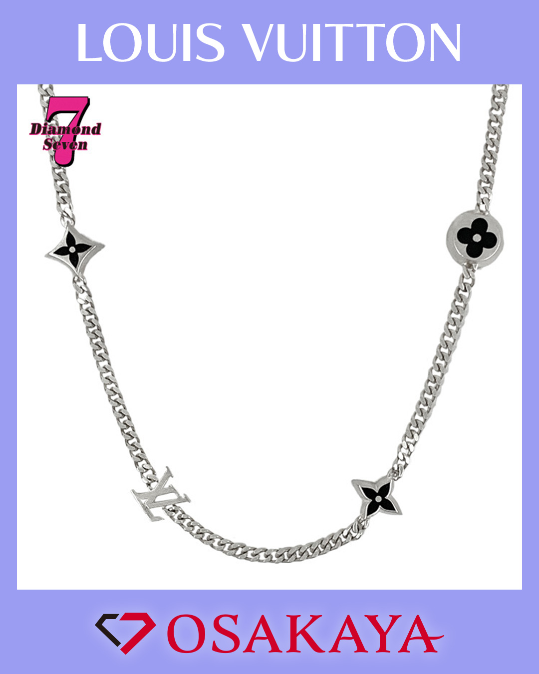 ルイヴィトン ネックレス･LV スパイク チャーム / M01717 シルバー 925